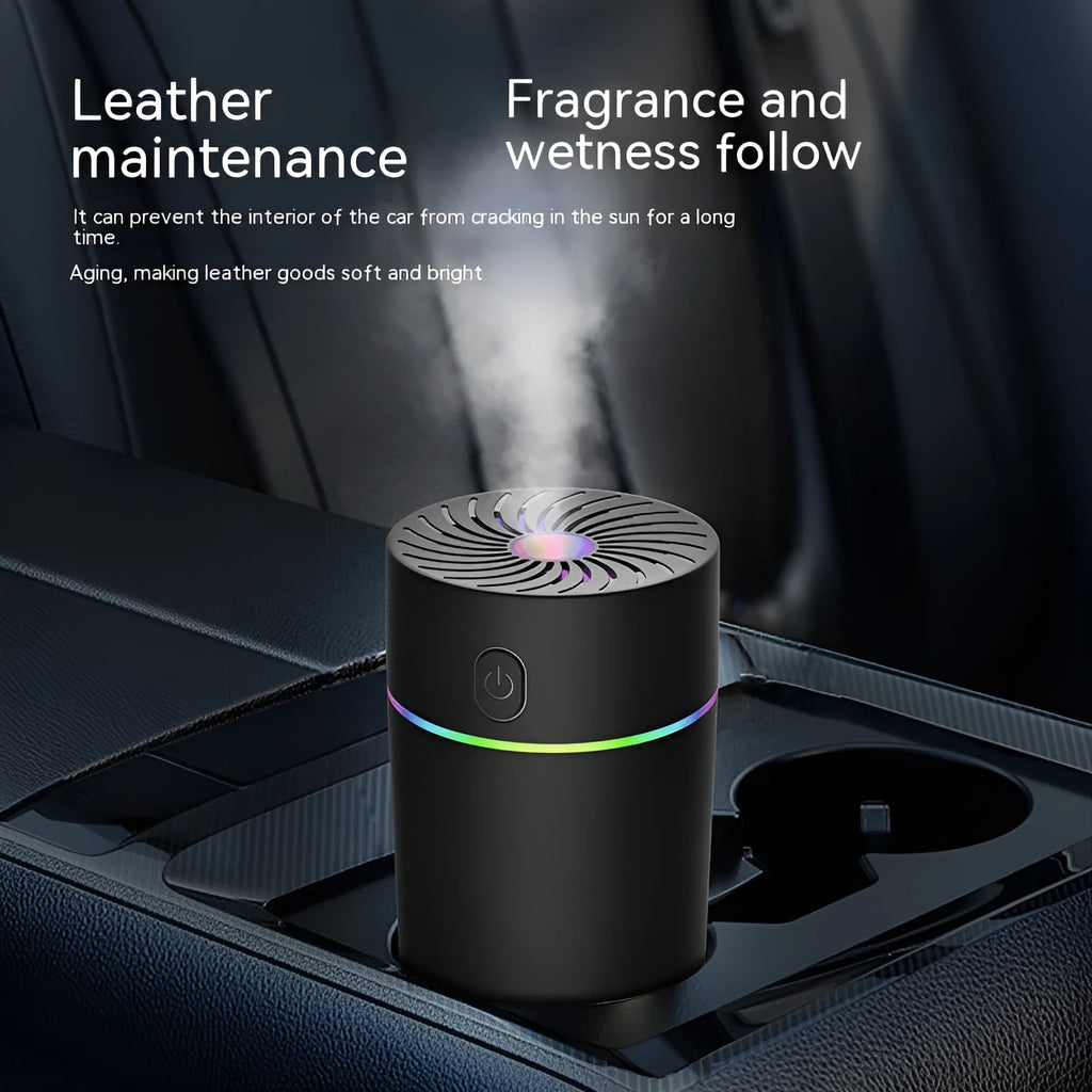 USB car mini humidifier for automobile aromatherapy air purification with timer function