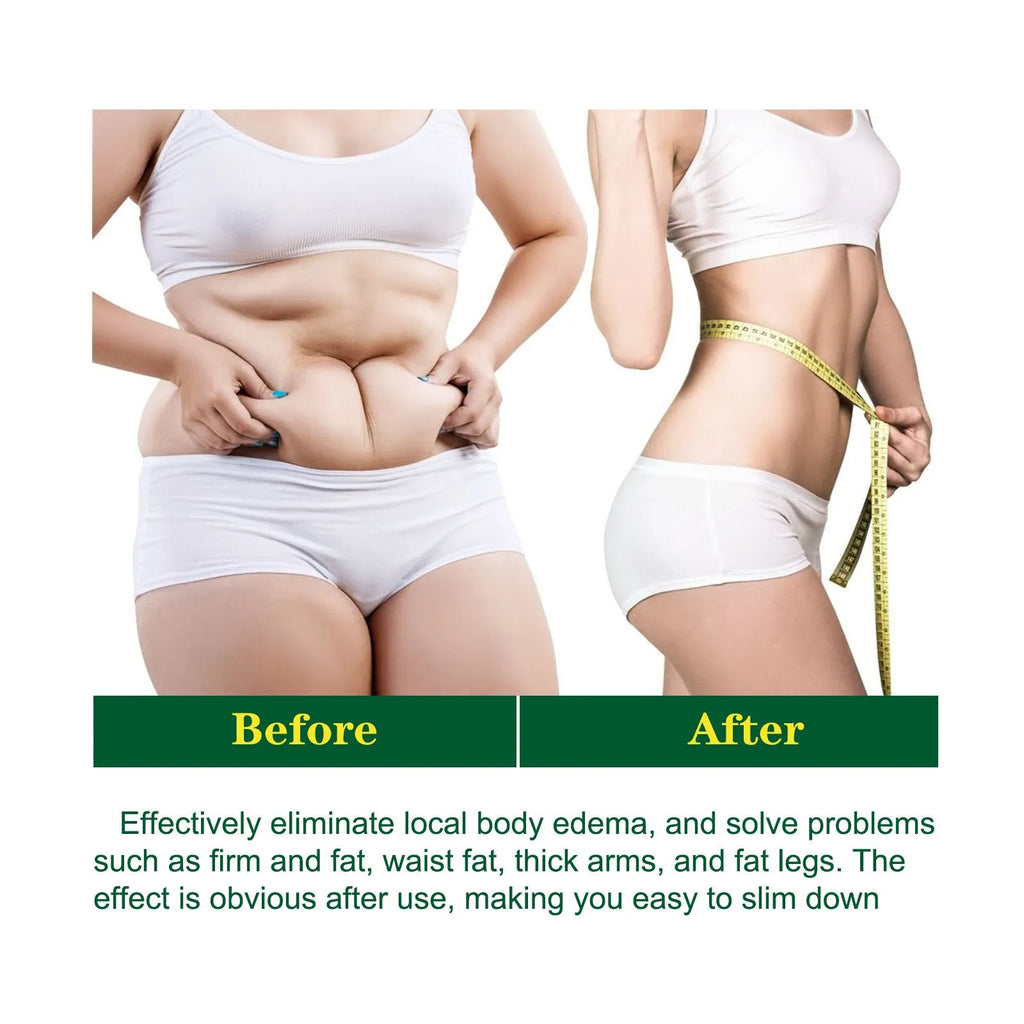 30ml bottle of ginger body shaping essential oil for thigh firming and muscle slimming