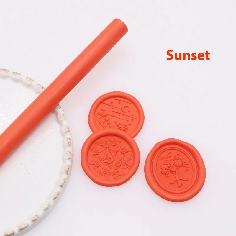 Round wax sealing stick 11mm x 13mm for paint gun envelope sealing