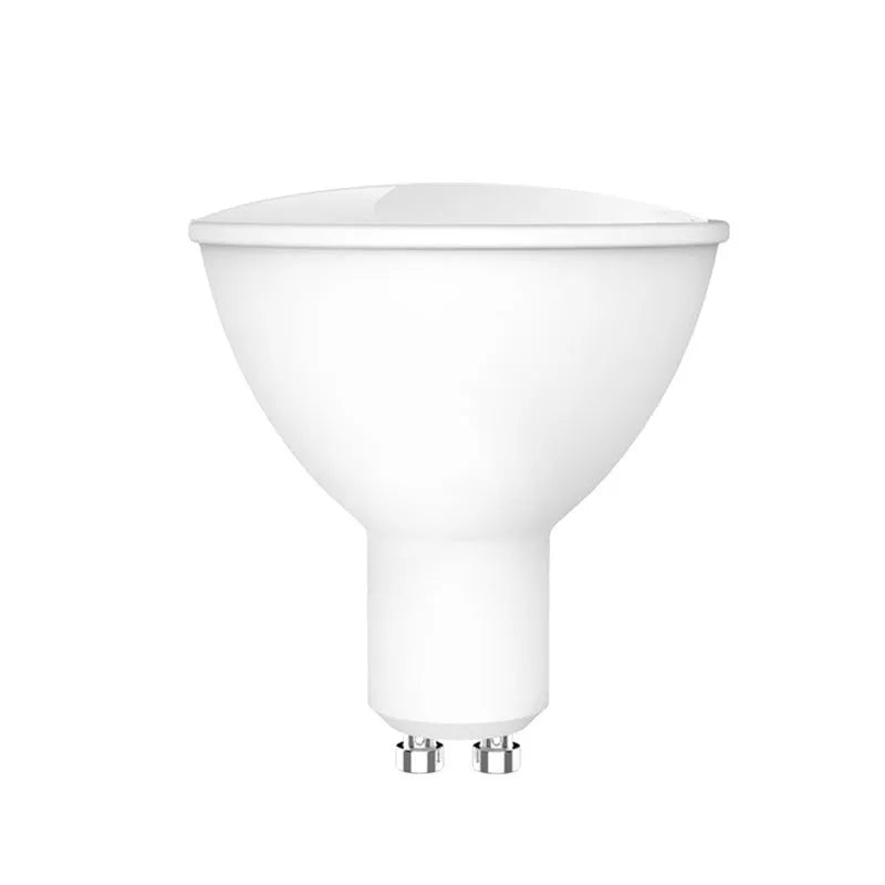 GU10 smart LED spotlight bulb with Wi-Fi and RGBCCT colour changing capabilities