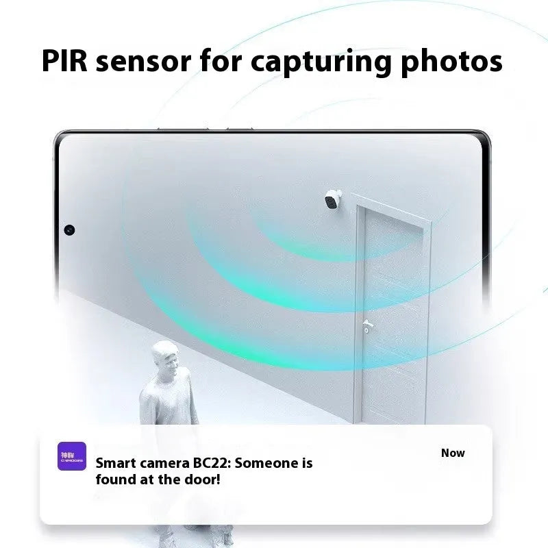 Battery-powered wireless Wi-Fi indoor surveillance camera with 1.2-inch ball design