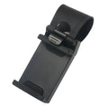 Black universal car steering wheel clip mount holder for mobile phones