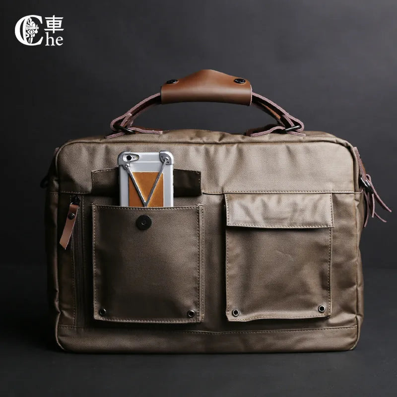 Dpark single shoulder sling laptop bag for 14 or 15 inch laptops in black colour