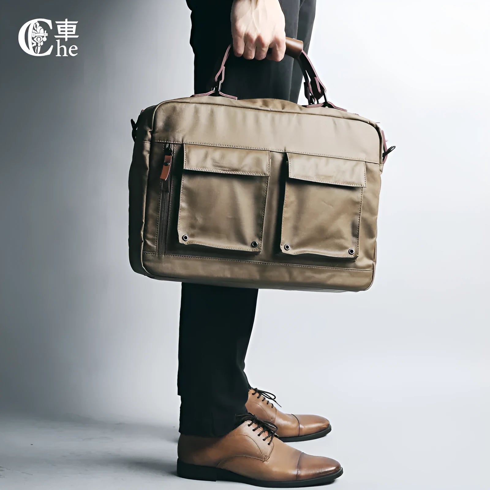 Dpark single shoulder sling laptop bag for 14 or 15 inch laptops in black colour