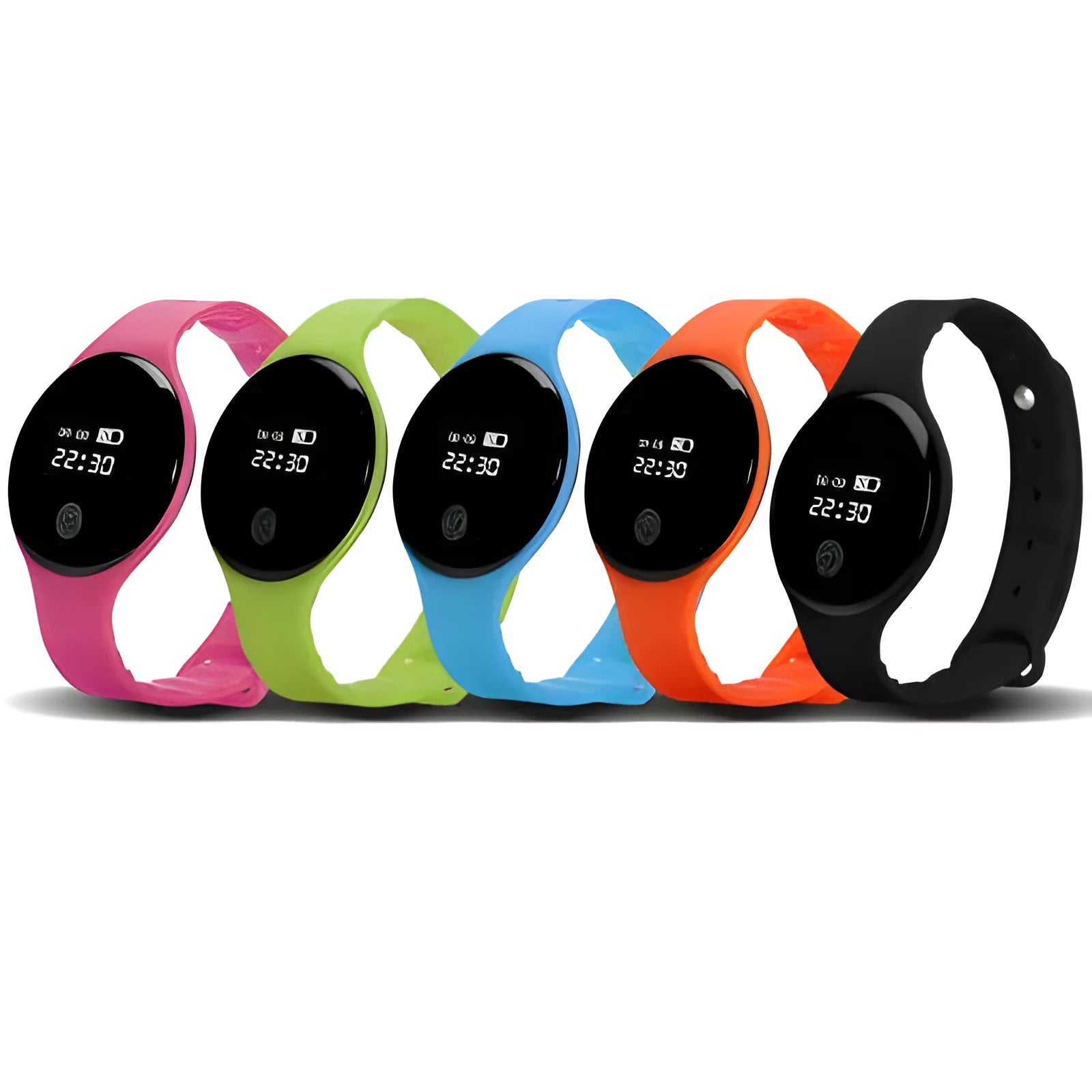 Multi-function Bluetooth pedometer electronic watch with 46mm dial and pointer number display in five colours