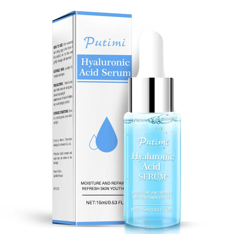 Moisturizing Efero serum 15ml blue bottle, 9.7 x 2.6 x 2.6cm facial hydrating treatment