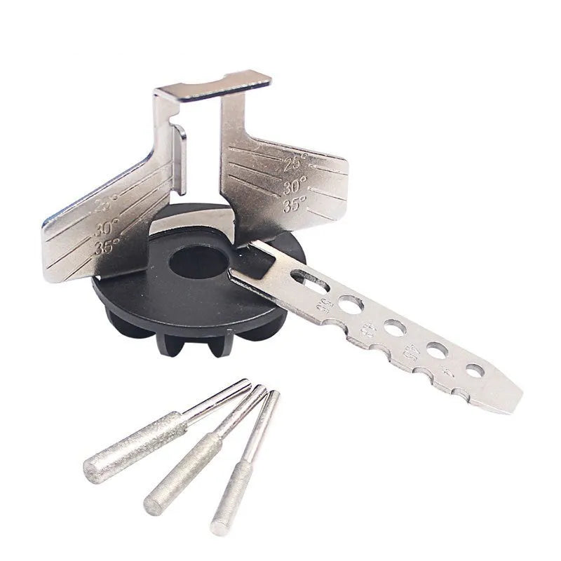 Silver metal electric chain grinding machine for band saw blade sharpening