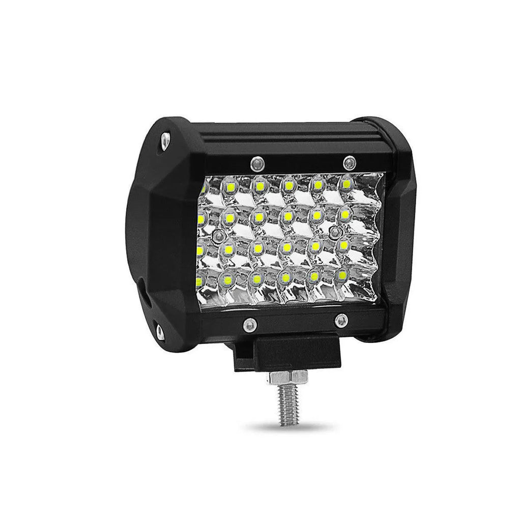 Black LED strip lights with four rows of lamp beads for vehicle modification with aluminium alloy case