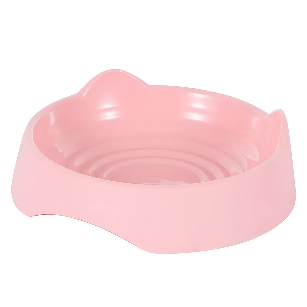 Blue ceramic dog slow feeder bowl with four puzzle maze cups for slowing fast eaters