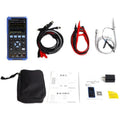Owon HDS272 handheld digital oscilloscope with probe and accessories for automotive repair diagnostics