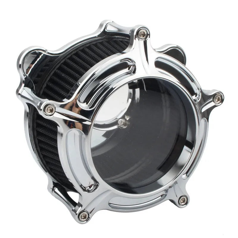 Aluminium air filter suction retrofitting accessories for 300mm filters in multiple colour options