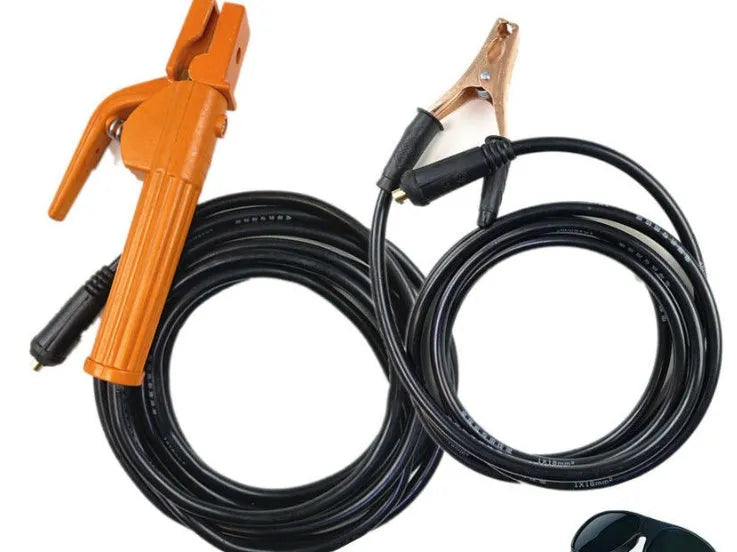 Black plastic sheathed copper core household welding machine cable 25 metres single bonding wire