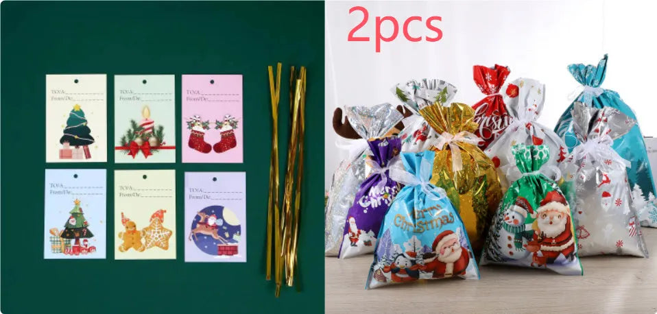 Christmas gift tying packing machine bag OPP aluminium PE 24x32cm sky blue design on white background