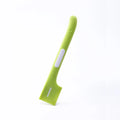 Green, pink, and purple long-handle TPR spoons for scooping canned wet food for cats and dogs.