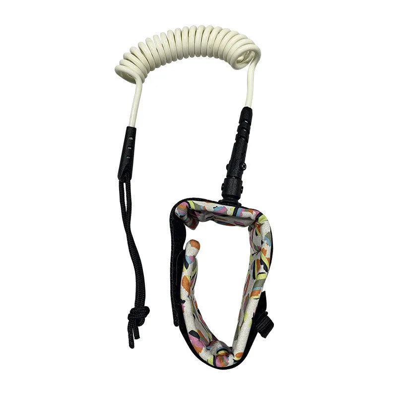 High elastic surfboard hand holding rope made from pulp fibre material with 50kg tension capacity