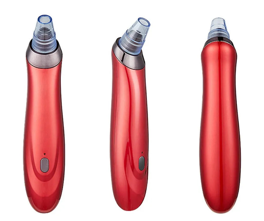 Electric blackhead removal tool in choice of colours with nozzle attachments