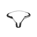 Tesla Model S steering wheel decorative frame with carbon fibre colour finish covering button panel