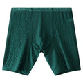 Men's transparent lace boxer shorts in lengthened design with mid waist