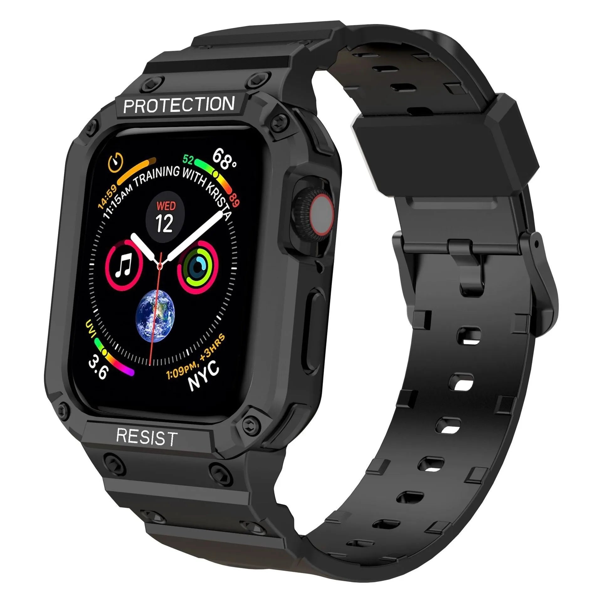 Apple Watch Series 8 soft TPU sport strap in multiple colours for 38mm and 42mm models