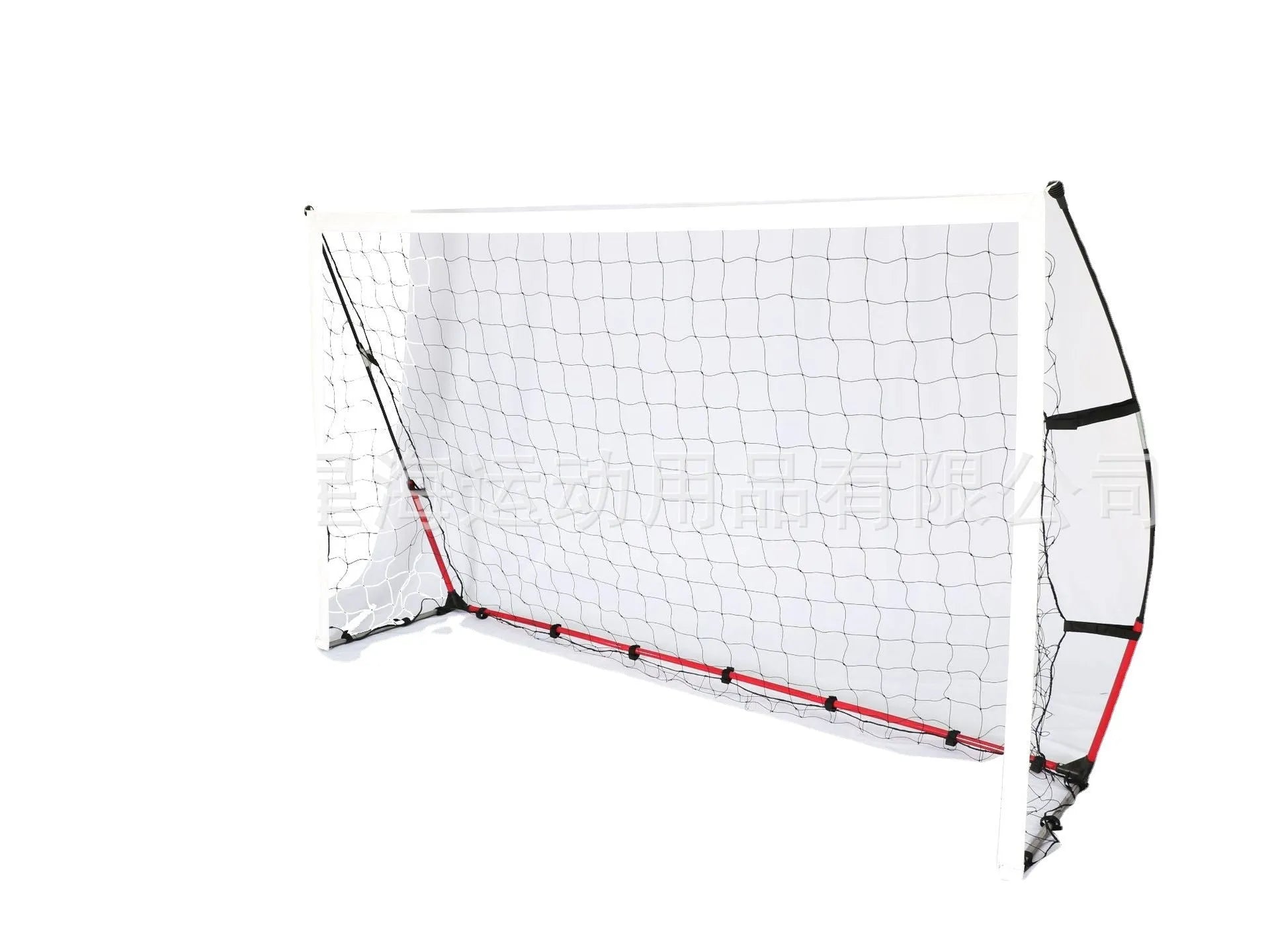 Portable quick assembly football net yellow colour size L 3.6m width for children training football gate