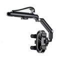 Car mount sun visor with buckle installation for rear seat passenger windows in black or green