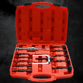 16 piece inner bearing puller set with slip hammer tool BL1039 in alloy and plastic