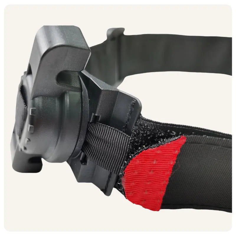 Black nylon outdoor camping tourniquet with rotating buckle 38 by 950 mm