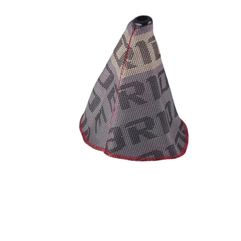 Canvas dust cover for racing seat gear head in multiple colours, showing Bride and Recaro standard options.