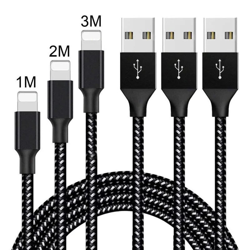 Braided Android fast charging cable with Micro USB connector in multiple lengths and colours