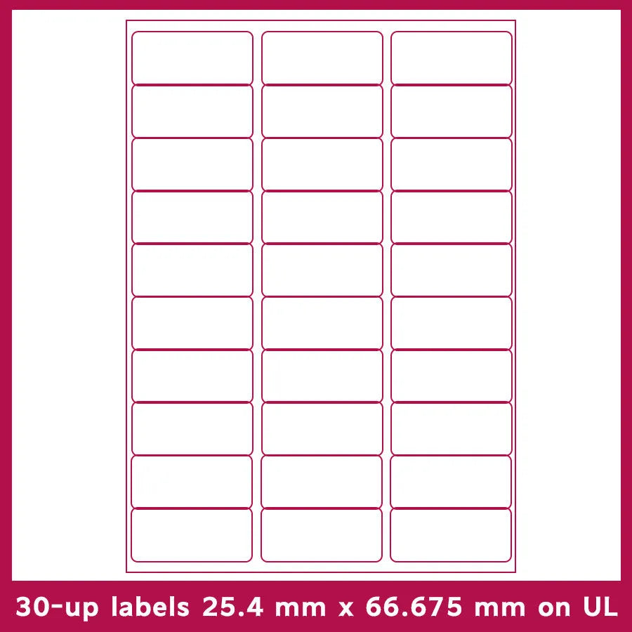 A4 paper FBA barcode labels showing multiple grid options for Amazon shipping and inventory labelling