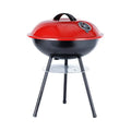 Portable iron barbecue oven with 14-inch apple stove design for outdoor cooking