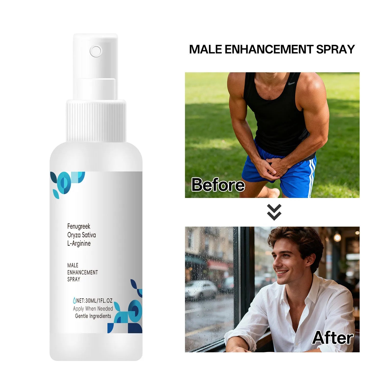 Male enhanced spray 30ml with mild aroma standard specification
