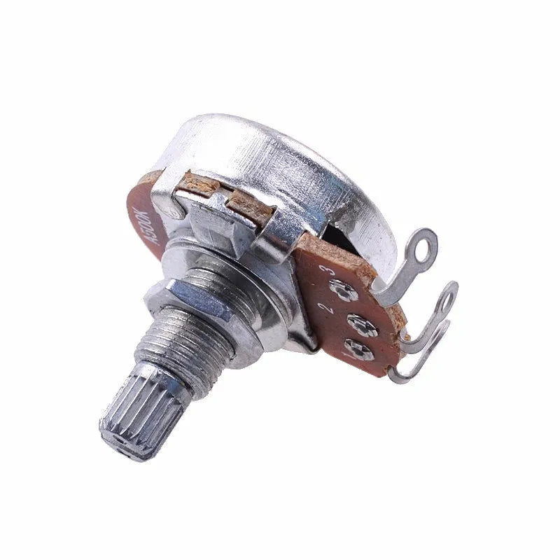 Metal electric guitar potentiometer knob replacement part for volume and tone controls