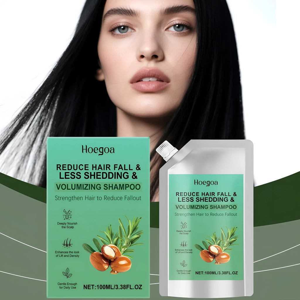 Abundant Nourishing Shampoo in 100ml bottle with aloe vera and rosemary extract for daily hair cleansing
