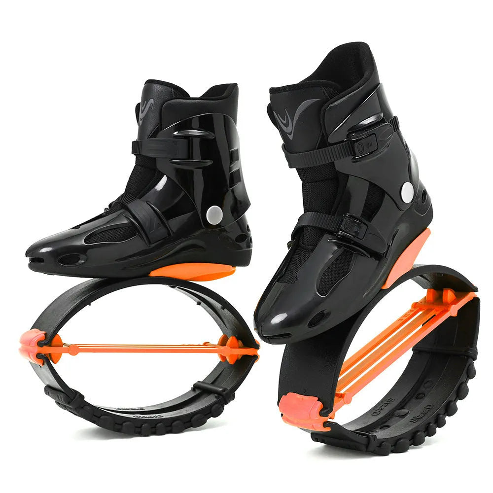 TPU sports bouncing shoes in multiple colours like pink silver and all black for running and dance.