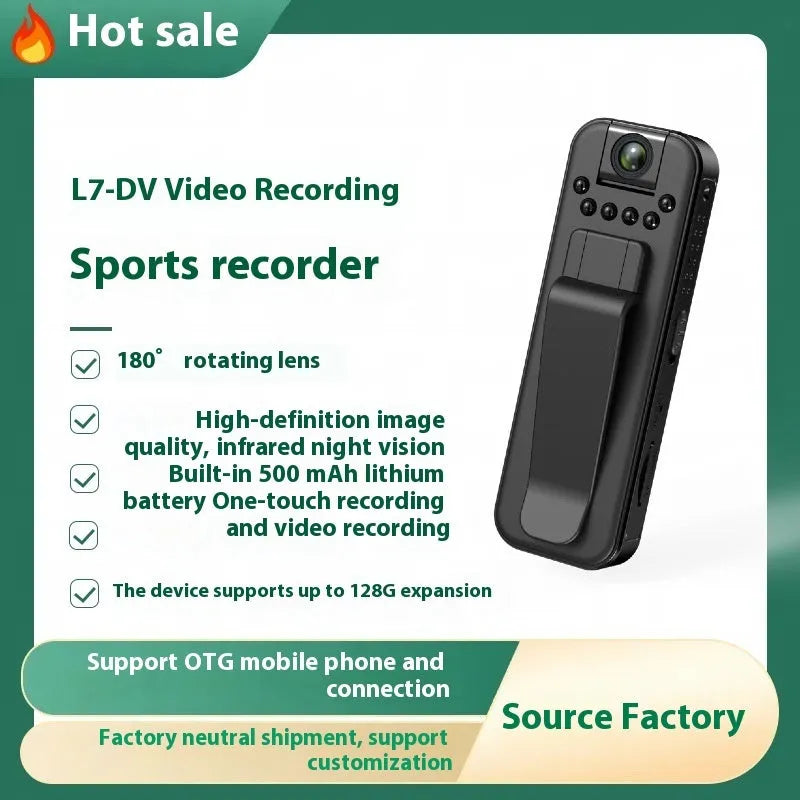 L7 HD night vision infrared conference video recorder outdoor security camera with WiFi