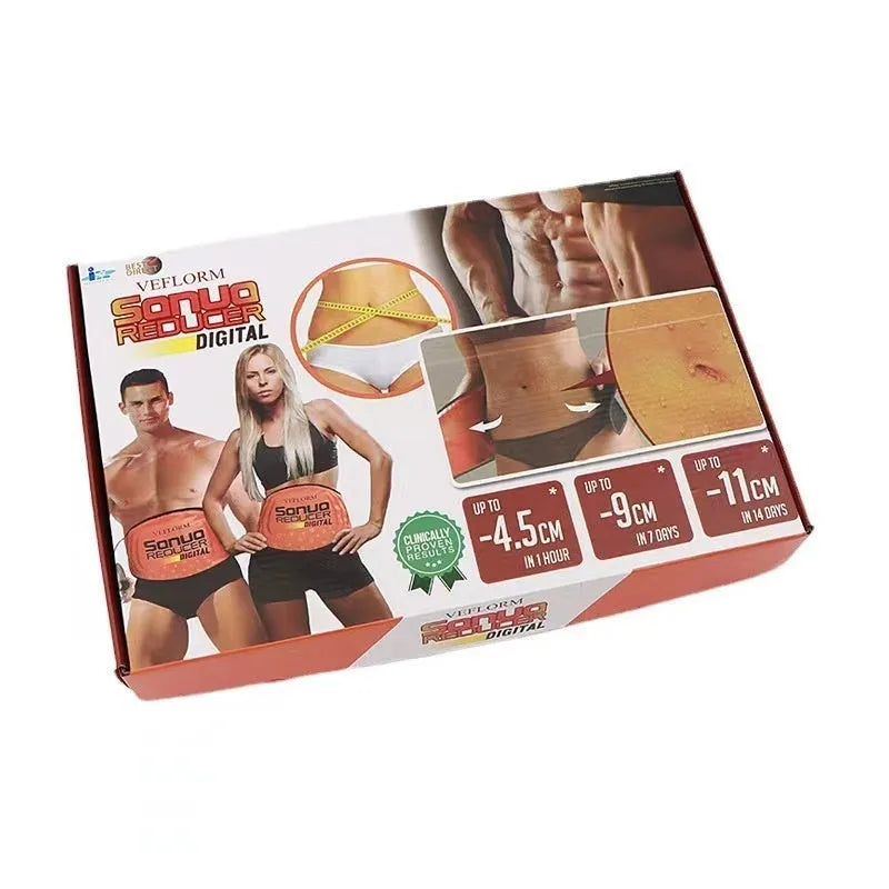 Hot compress waist support sauna massage belt for adult yoga and fat reduction