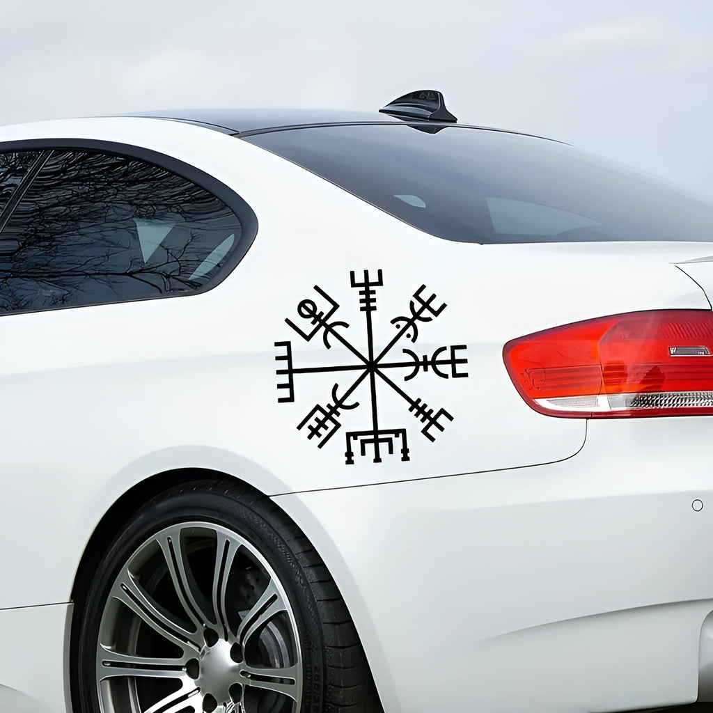 13x13cm square vinyl sticker with vegetarian no charm design for car windows and notebooks