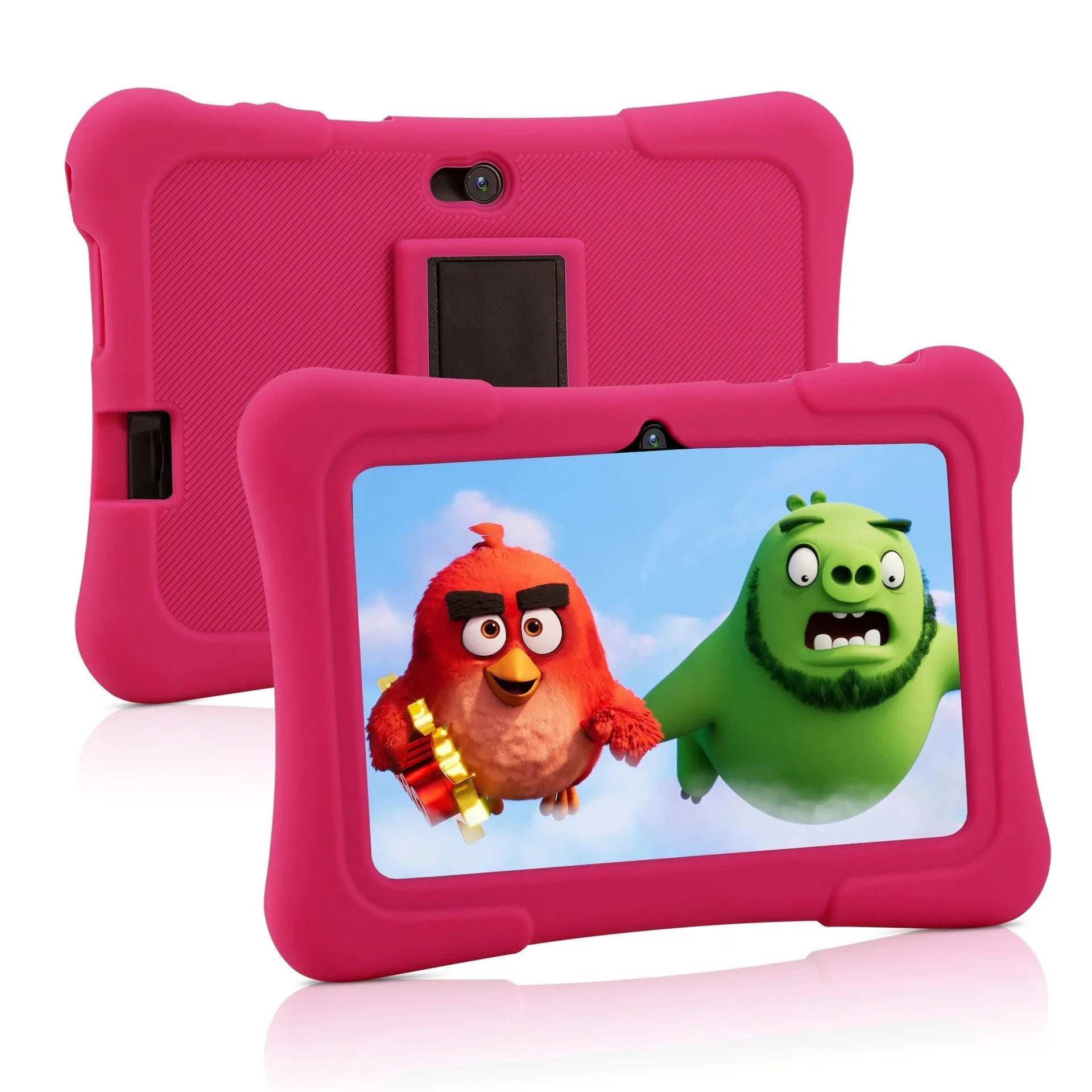7-inch children's tablet computer with Full HD IPS screen in blue, green, or rose red