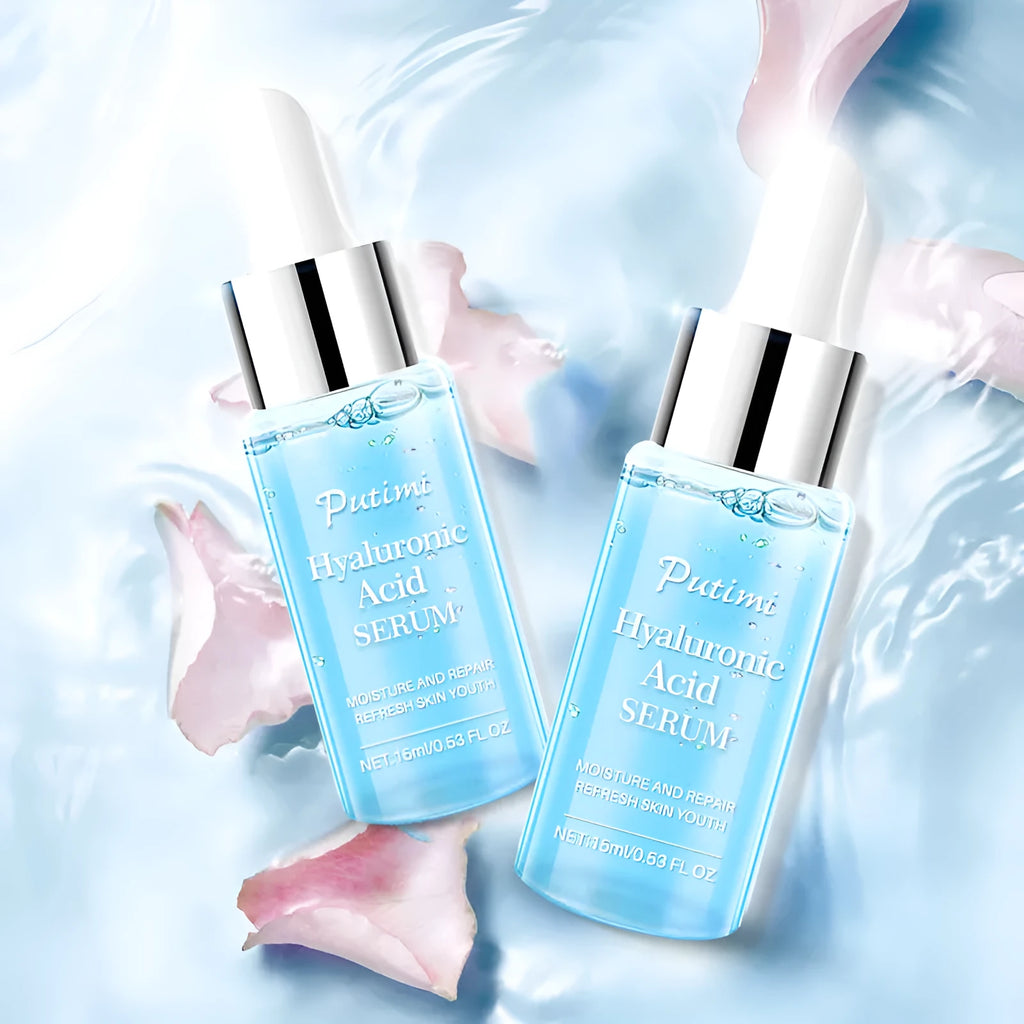 Moisturizing Efero serum 15ml blue bottle, 9.7 x 2.6 x 2.6cm facial hydrating treatment