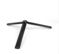 Black aluminium alloy mobile phone tripod and handheld stabiliser compatible with Apple iPhone
