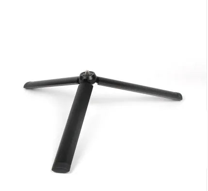 Black aluminium alloy mobile phone tripod and handheld stabiliser compatible with Apple iPhone