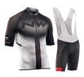 Cycling short-sleeved overalls in quick-dry mesh with hexagonal Lycra, black colour, front view