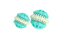 Dog molar toy in spherical, bone and rope shapes with size options – small 6cm, large 7cm, bone 15x5cm