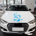 50x36 cm dragon car sticker in PET vinyl with colour options for vehicle modification