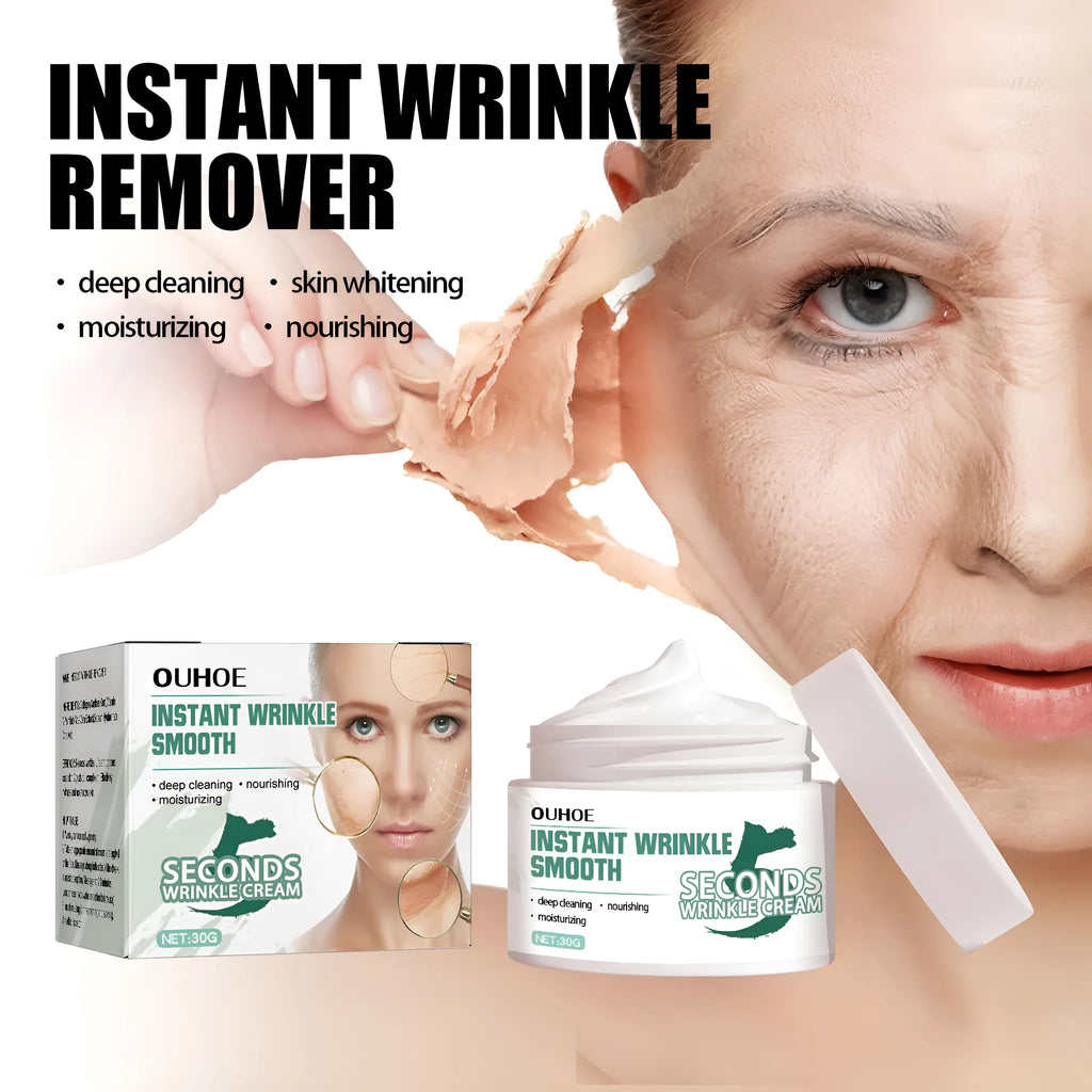 30g anti-aging anti-wrinkle face cream jar for daily facial hydration and wrinkle reduction