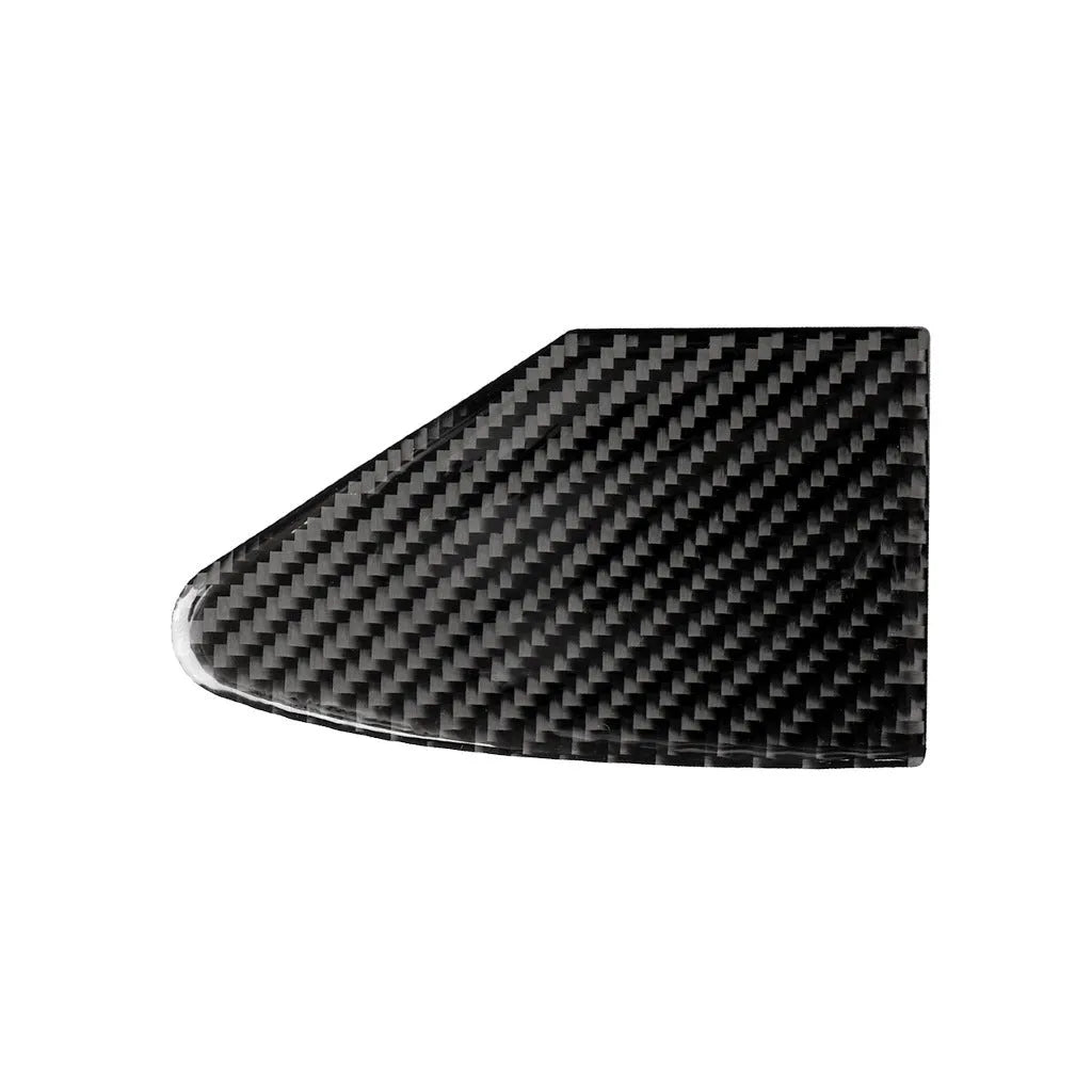 Carbon fibre car USB charging port panel sticker with 3M adhesive backing