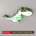 Cartoon dinosaur ceiling light with 48cm diameter and dimming function for bedroom installation