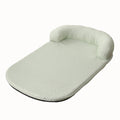 Summer pet cooling mat with ice peas filling in blue cloth, available in multiple sizes for dogs