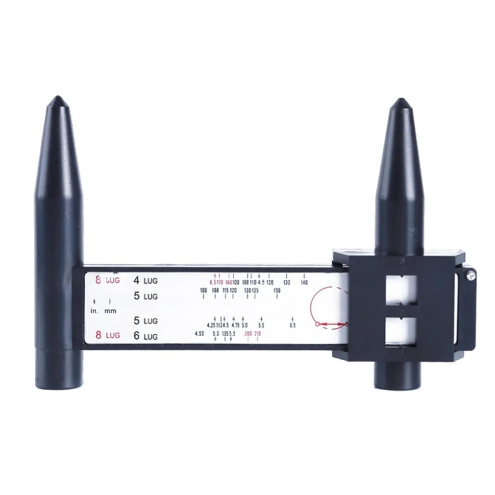 Electronic digital caliper hole distance measuring tool with plastic construction and digital display